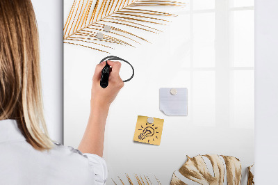 Magnetic writing board Golden leaves