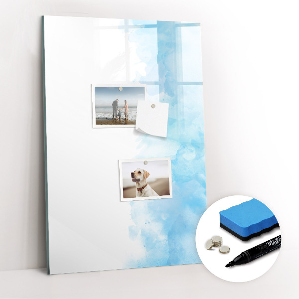 Dry erase magnetic board Watercolor spots