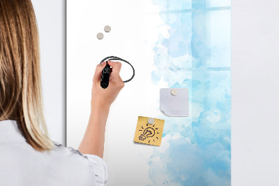 Dry erase magnetic board Watercolor spots
