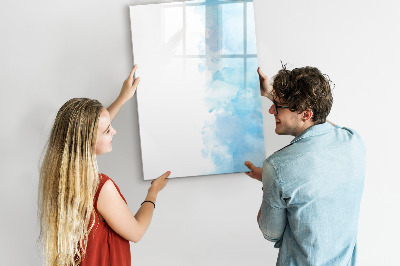 Dry erase magnetic board Watercolor spots