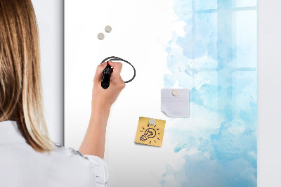 Dry erase magnetic board Watercolor spots