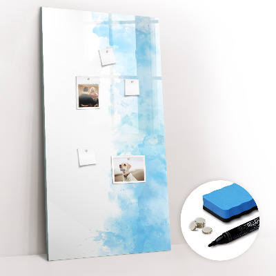 Dry erase magnetic board Watercolor spots