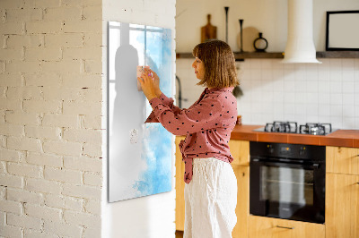 Dry erase magnetic board Watercolor spots