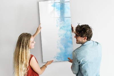 Dry erase magnetic board Watercolor spots