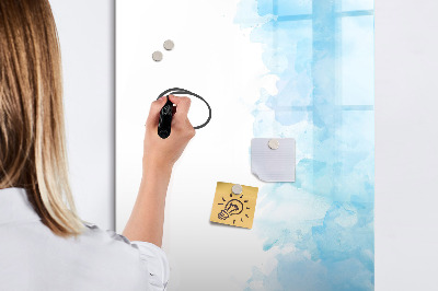 Dry erase magnetic board Watercolor spots