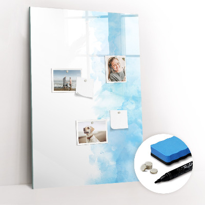 Dry erase magnetic board Watercolor spots