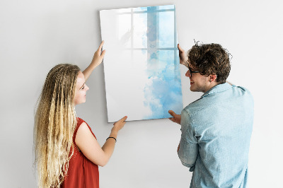 Dry erase magnetic board Watercolor spots