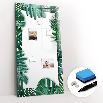 Magnetic drawing board Monstera frame