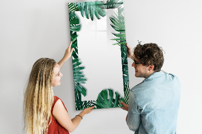 Dry erase magnetic board Monstera frame