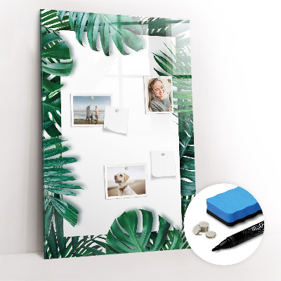 Magnetic drawing board Monstera frame