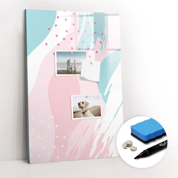Dry erase board magnetic Pattern abstraction