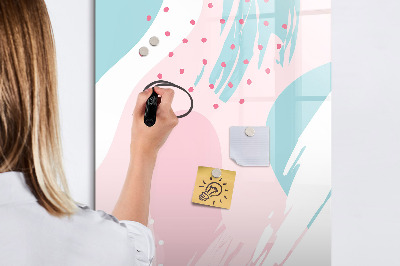 Dry erase board magnetic Pattern abstraction