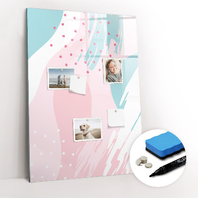 Dry erase board magnetic Pattern abstraction