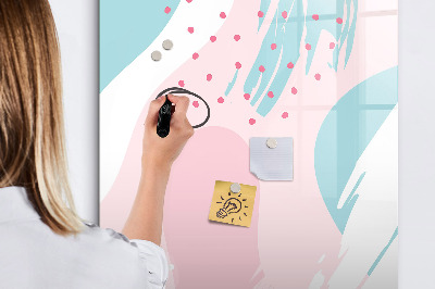 Dry erase board magnetic Pattern abstraction