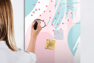 Dry erase board magnetic Pattern abstraction