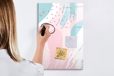 Dry erase board magnetic Pattern abstraction