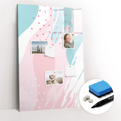 Dry erase board magnetic Pattern abstraction