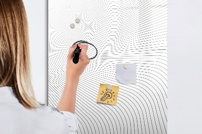 Magnetic drawing board Gray lines