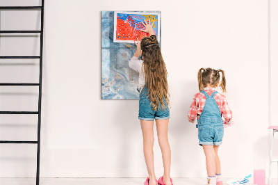 Dry erase magnetic board Marble pattern