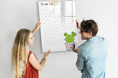 Dry erase board magnetic To-do list
