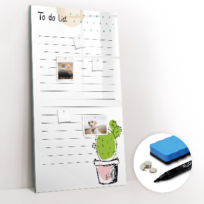 Dry erase board magnetic To-do list