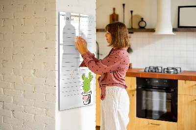 Dry erase board magnetic To-do list