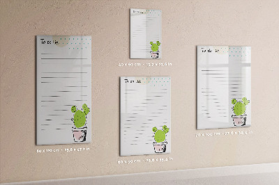 Magnetic drawing board To-do list