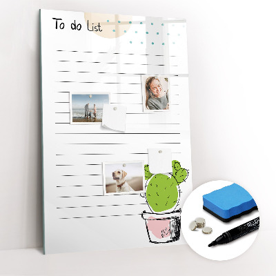 Magnetic drawing board To-do list