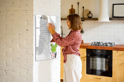 Dry erase board magnetic To-do list
