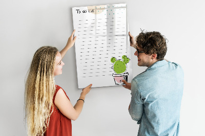 Dry erase board magnetic To-do list