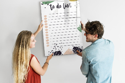 Dry erase magnetic board To-do list