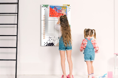 Dry erase magnetic board To-do list