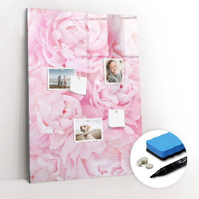 Magnetic board with marker Summer flowers