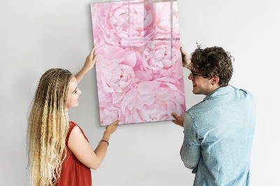 Dry erase board magnetic Summer flowers