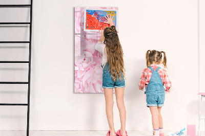 Magnetic board with marker Summer flowers