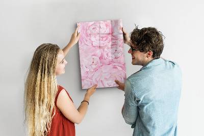 Magnetic board with marker Summer flowers