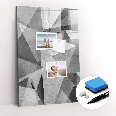 Dry erase board magnetic Geometric abstraction