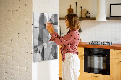 Dry erase board magnetic Geometric abstraction