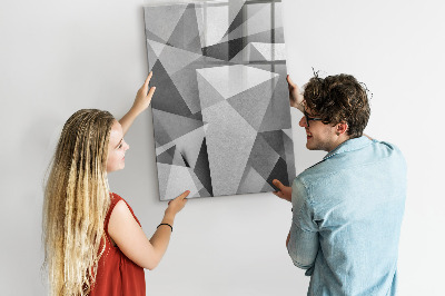 Dry erase board magnetic Geometric abstraction