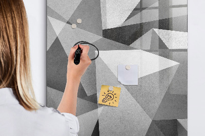 Dry erase board magnetic Geometric abstraction