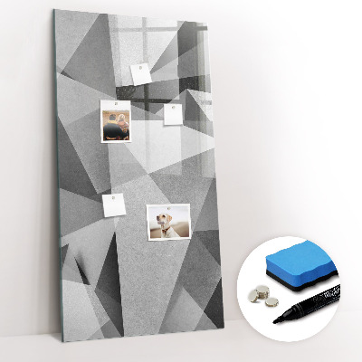 Dry erase board magnetic Geometric abstraction