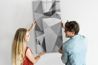 Dry erase board magnetic Geometric abstraction