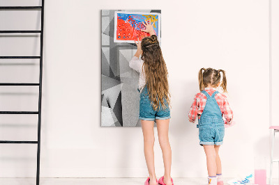 Dry erase board magnetic Geometric abstraction