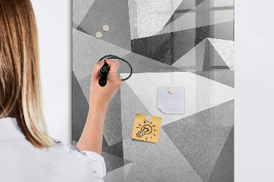 Dry erase board magnetic Geometric abstraction