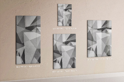 Dry erase board magnetic Geometric abstraction