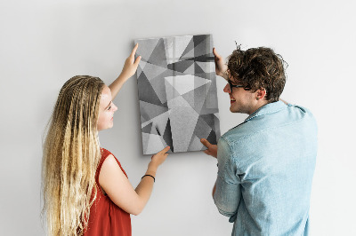 Dry erase board magnetic Geometric abstraction