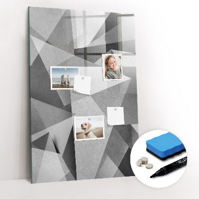 Dry erase board magnetic Geometric abstraction