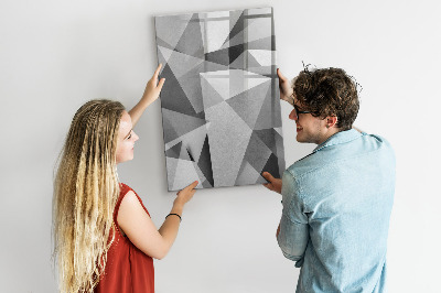 Dry erase board magnetic Geometric abstraction