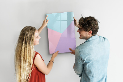 Magnetic writing board Pastel pattern