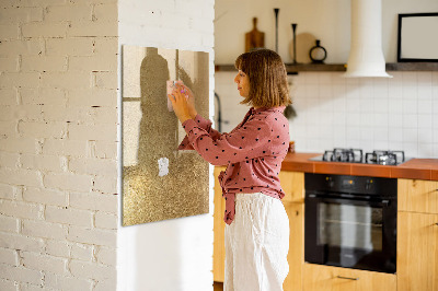 Dry erase magnetic board Decorative material